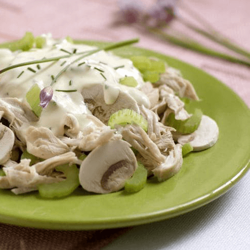 Insalata di pollo e porcini